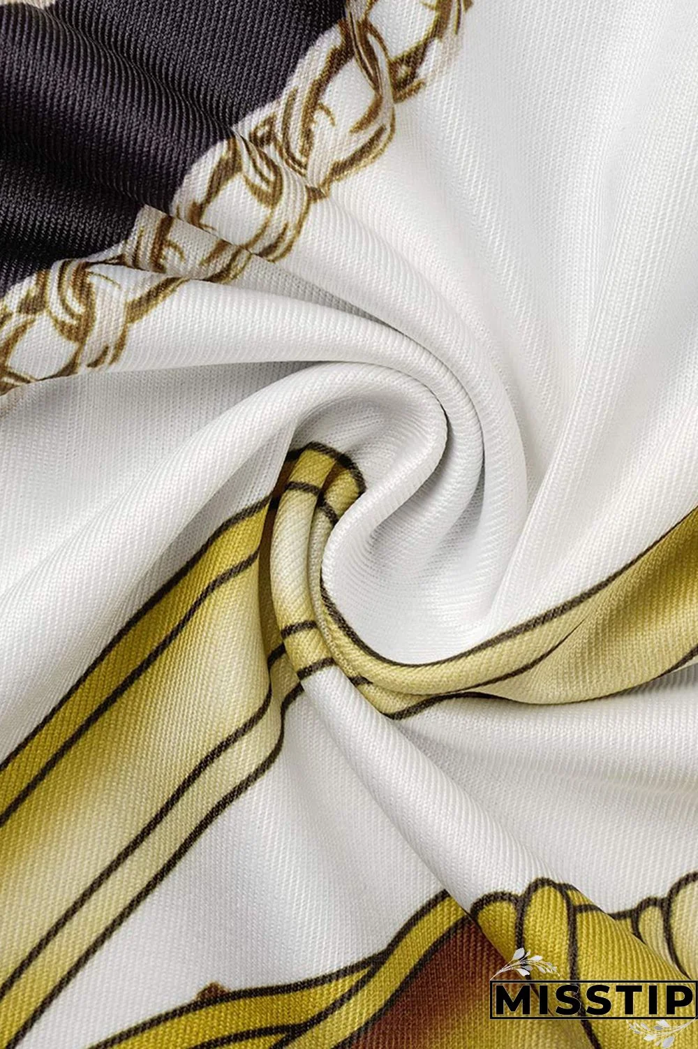 Brown Fashion Casual Print Bandage Patchwork V Neck Long Dress