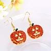 Boucles d'oreilles citrouille d'Halloween