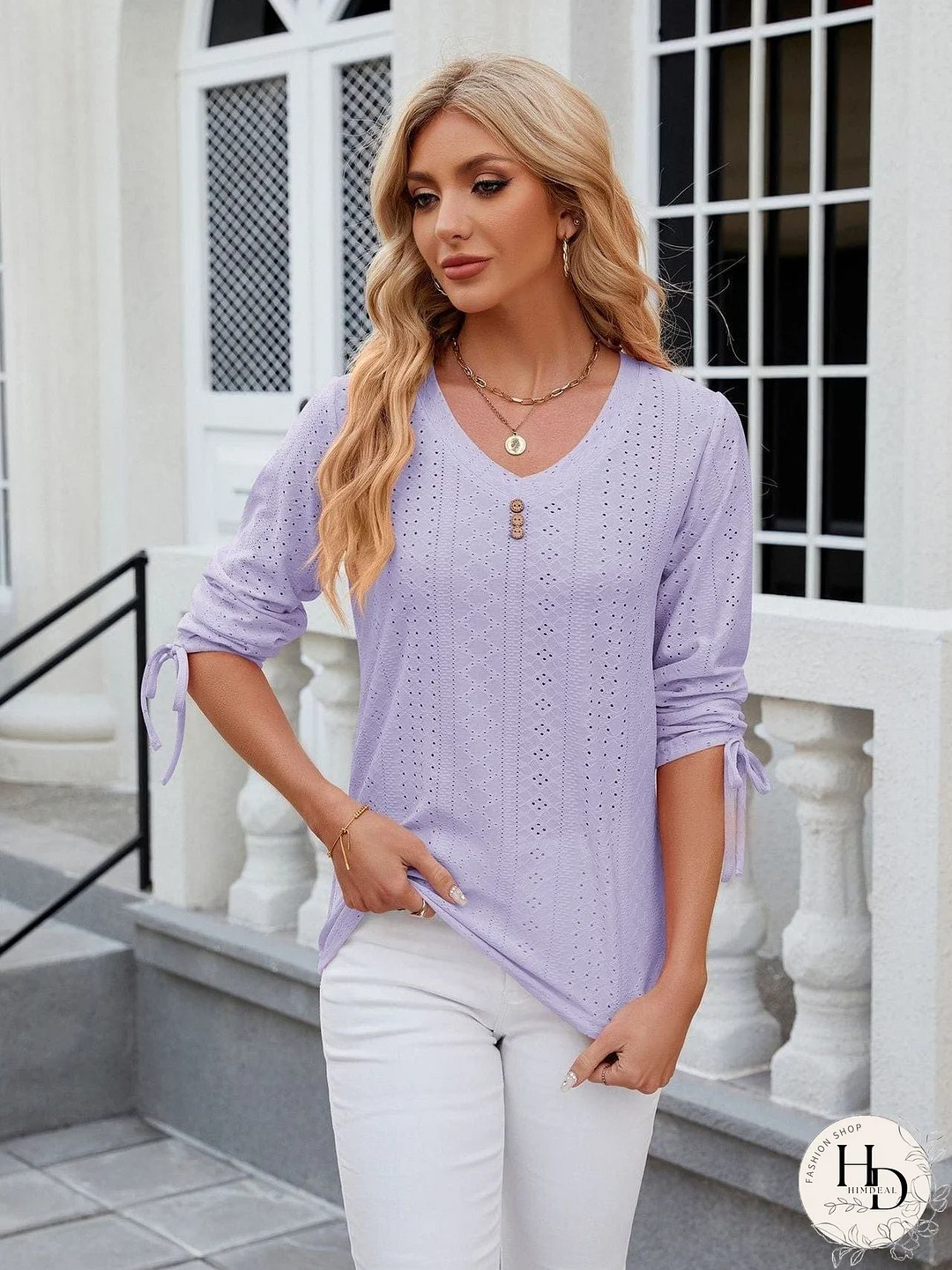 Versatile Knit Mock Neck T-Shirt