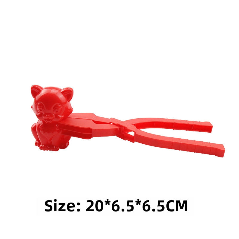Children’s Winter Outdoor Toy Snow Clip Snowball Fight Artifact Snowflake Love Snowball Clip Play Snow Toy Sand Mold
