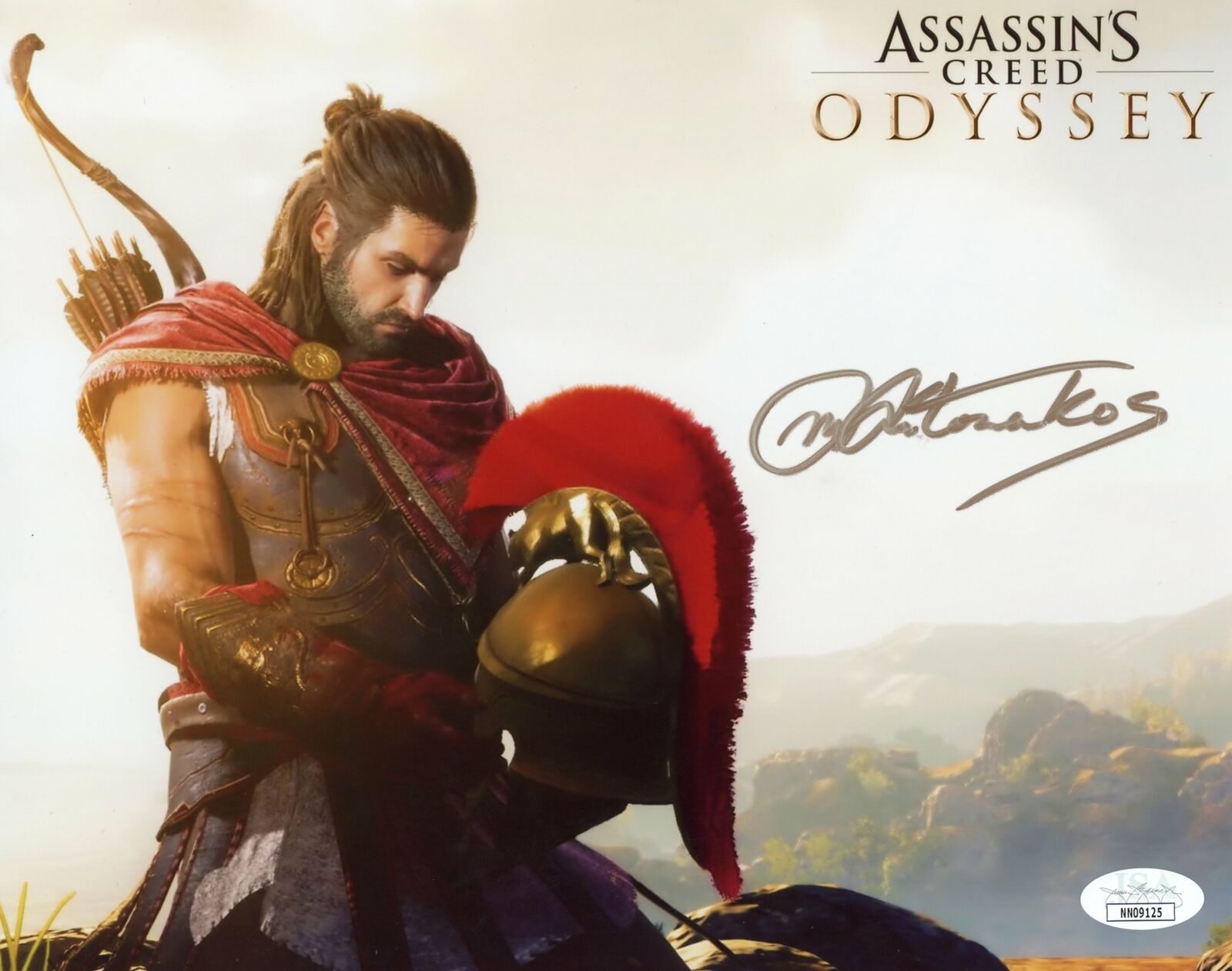 Michael Antonakos Assassin's Creed: Odyssey 8x10 Photo Poster painting Signed Autograph JSA COA