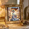 5D DIY Diamond Art Painting Kit Partial Drill(Sakura Pavilion Beauty)
