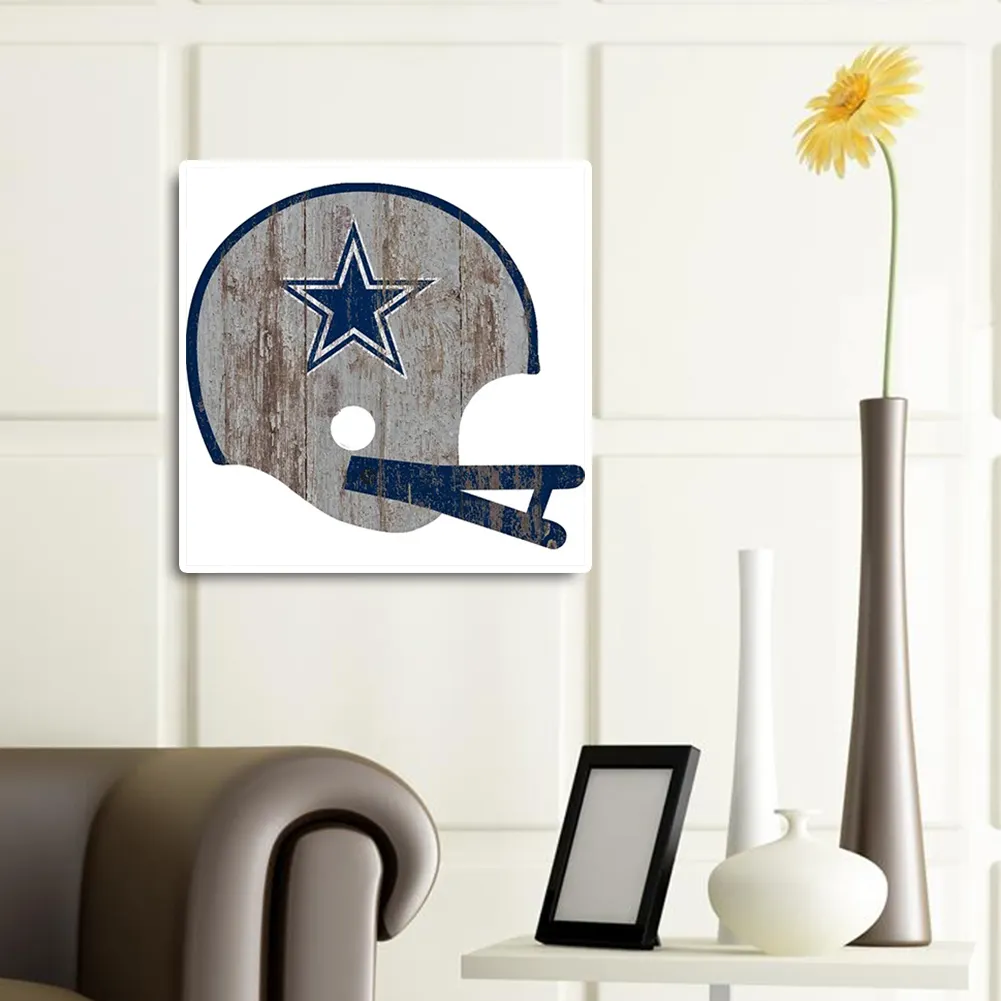 Full Round Diamond Painting 30*30cm - Dallas Cowboys Football Team