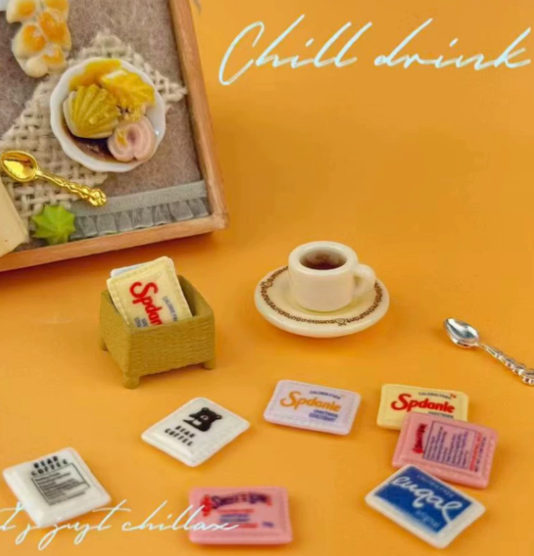 very mini sugar/coffee bag