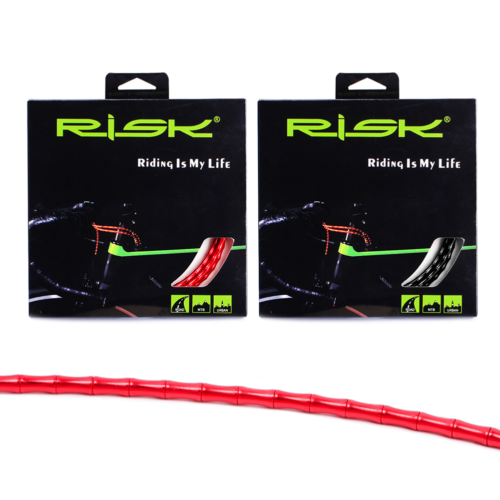 

RISK Bicycle Shift Brake Link Cable Aluminum Road Bike Derailleur Line Wire, Red, 501 Original