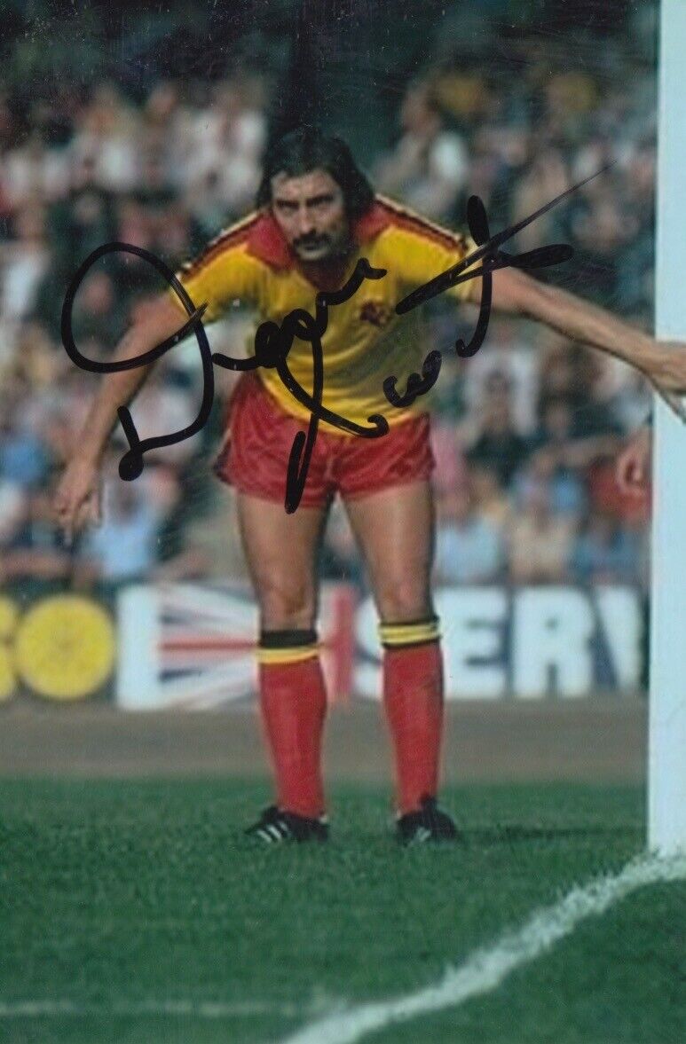 DENNIS BOOTH HAND SIGNED 6X4 Photo Poster painting - FOOTBALL AUTOGRAPH - WATFORD 2.