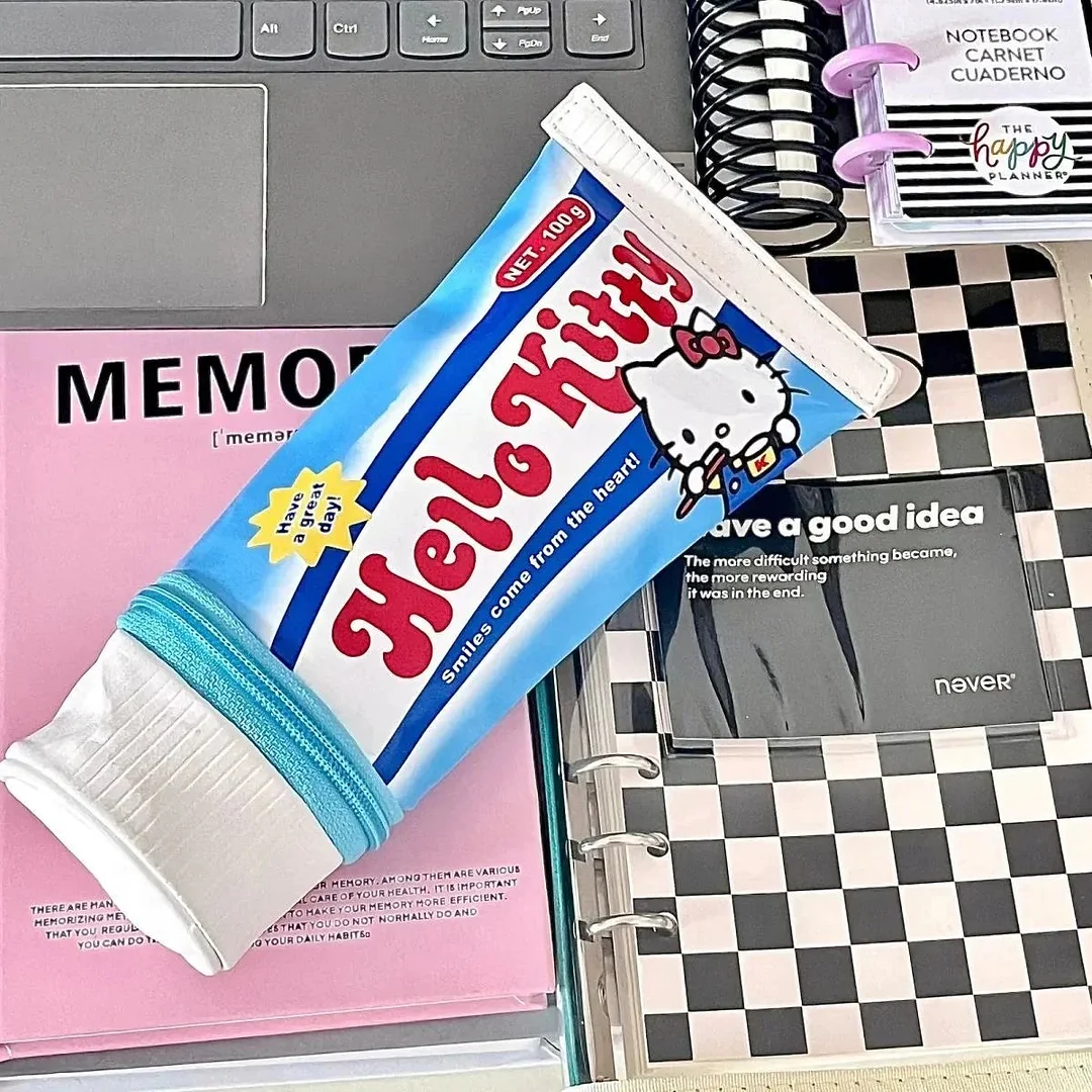 Kitty Toothpaste Organizer Pouch