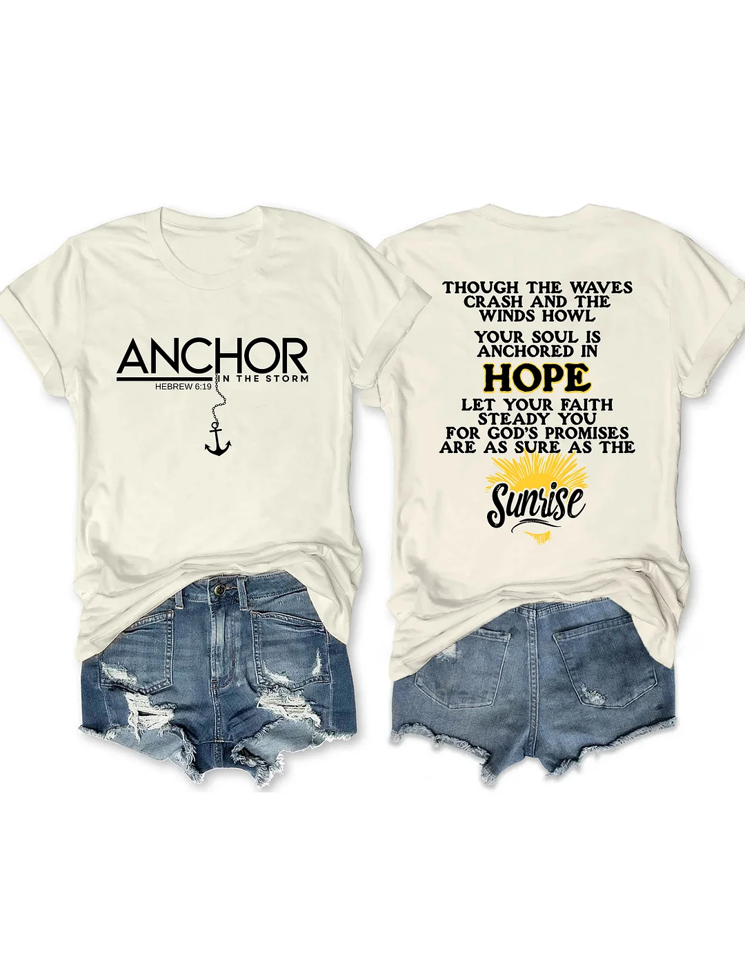 Anchor In The Storm Faith T-shirt
