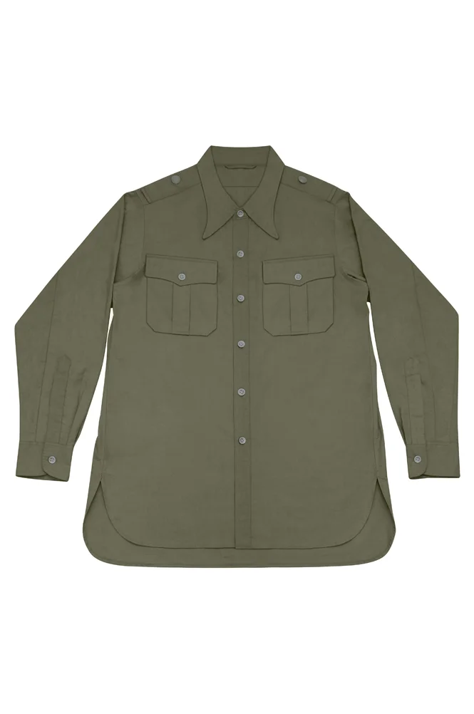  DAK Tropical Afrikakorps Olive Long Sleeve Shirt German-Uniform