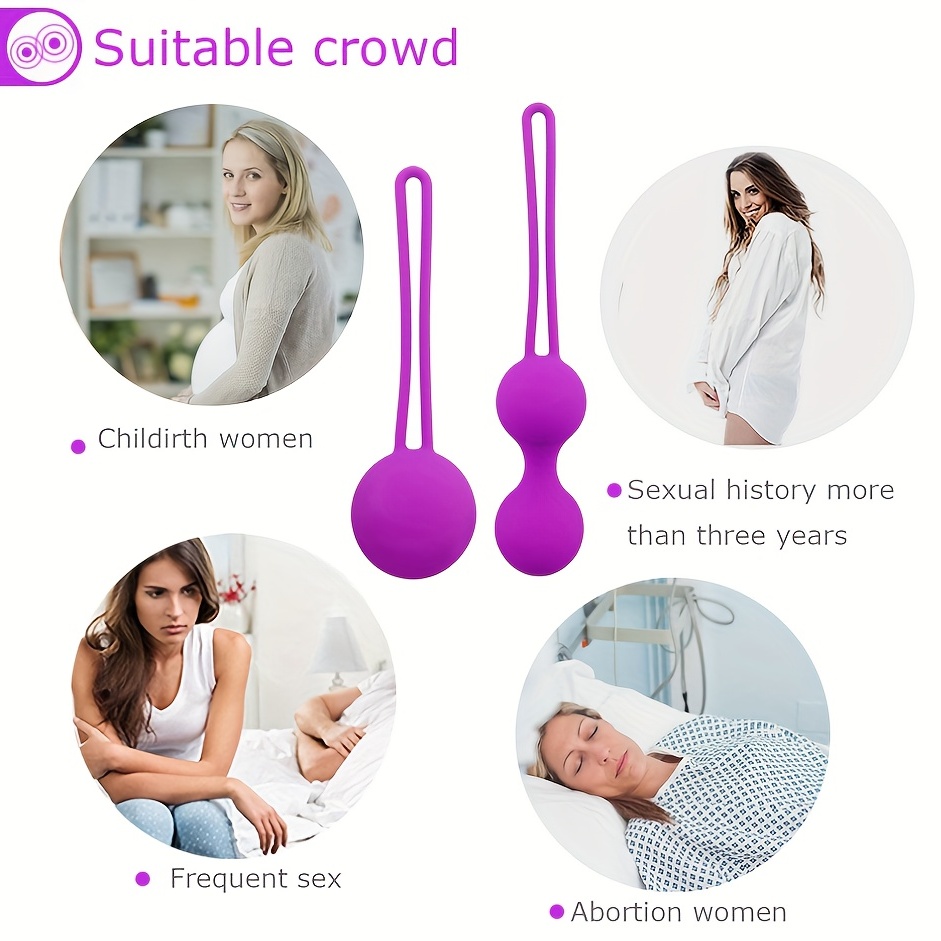 Silicone Kegel Vagina Balls for Pelvic Floor Muscles Strengthening