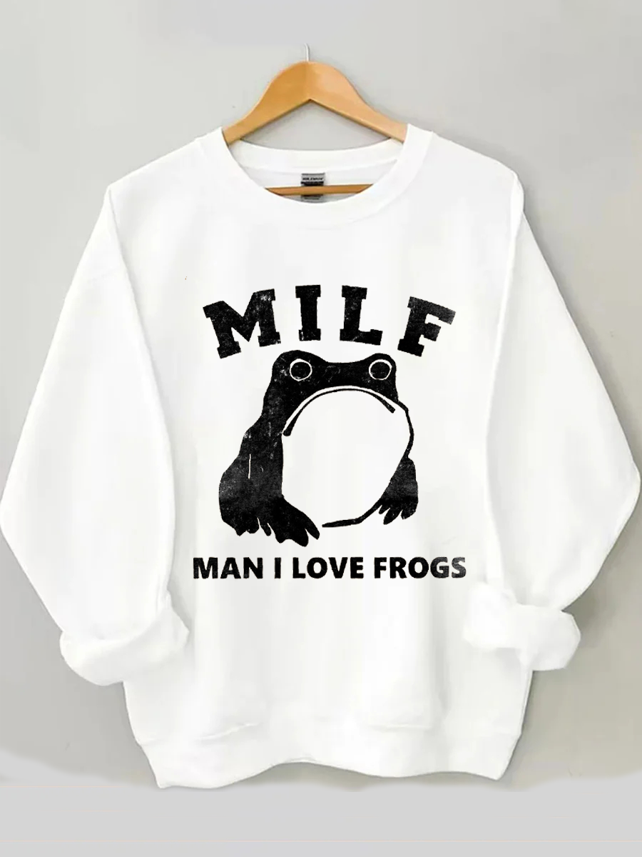 MILF Man I Love Frogs Sweatshirt