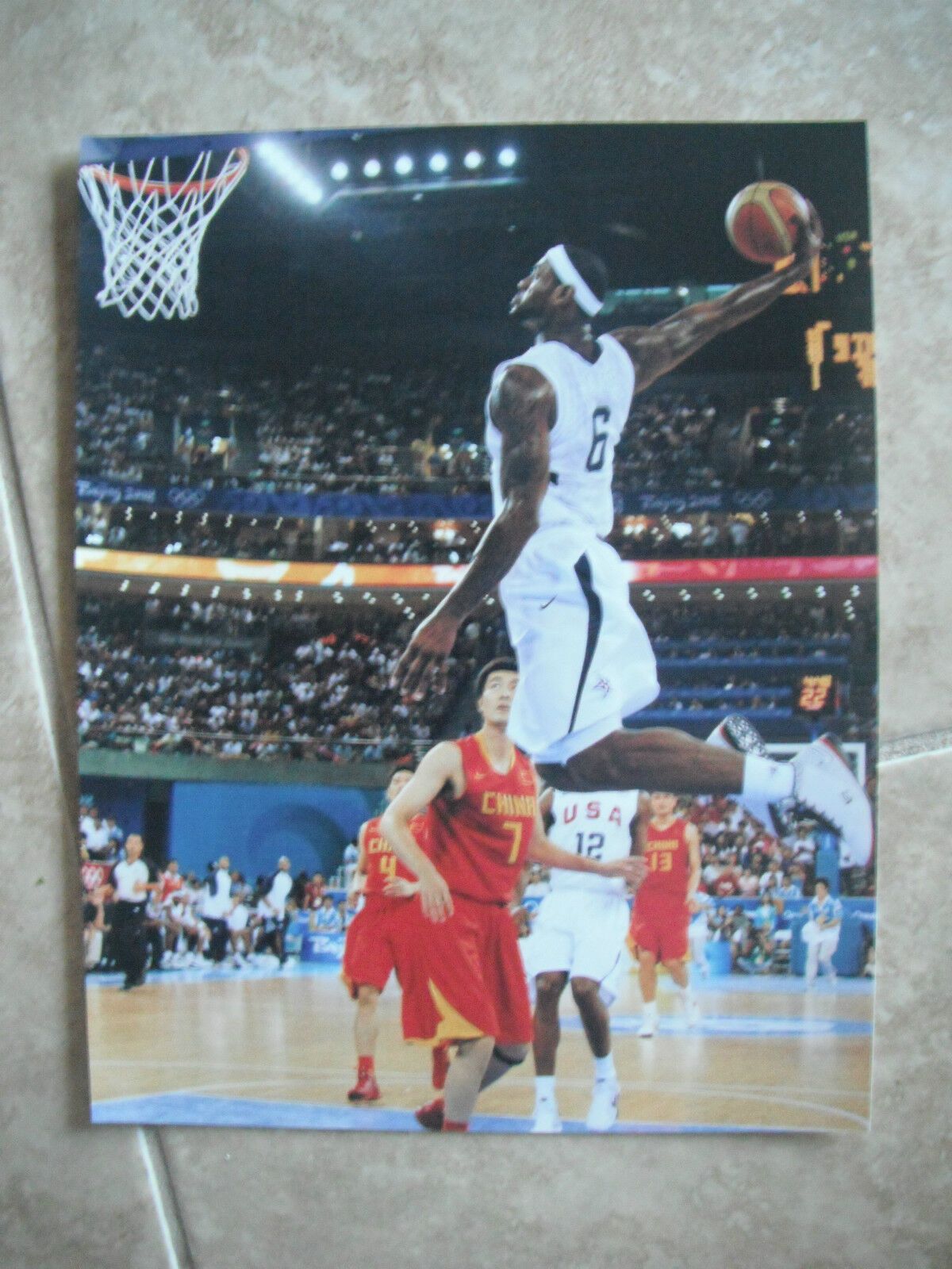 LeBron James Basketball USA Cavaliers 11x14 Promo Photo Poster painting