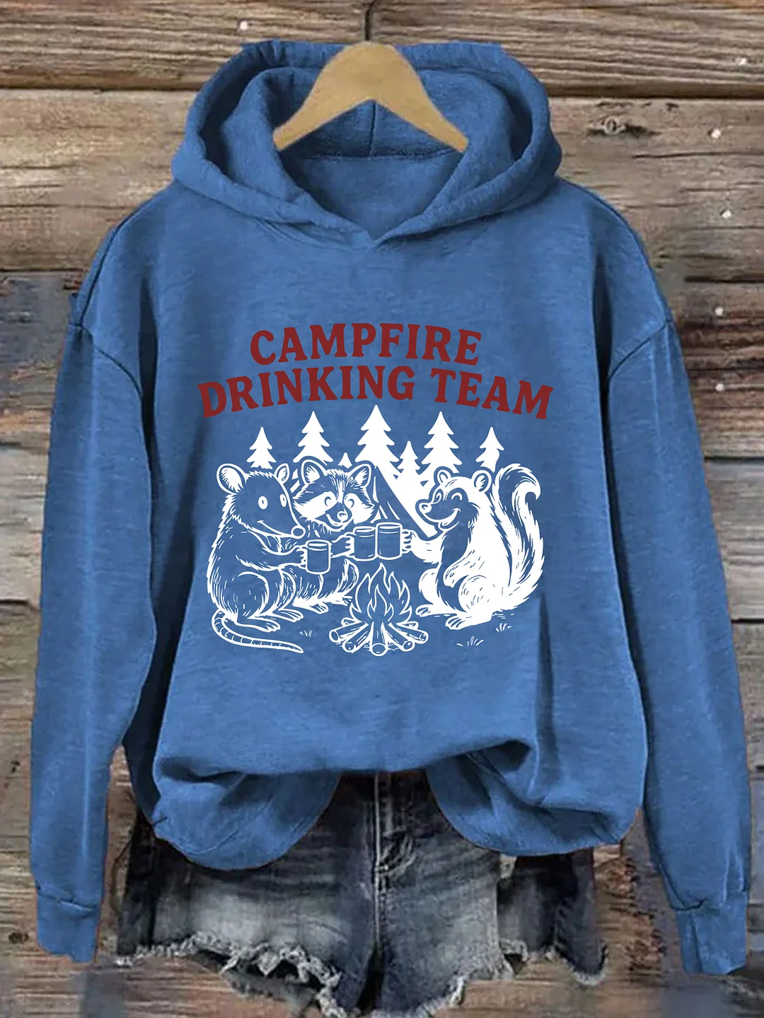 Campfire Drinking Team Hoodie