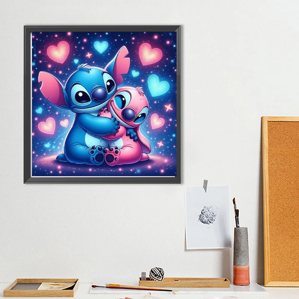 Diamond Painting - Full Round Drill - Lilo & Stitch(Canvas|40*40cm)