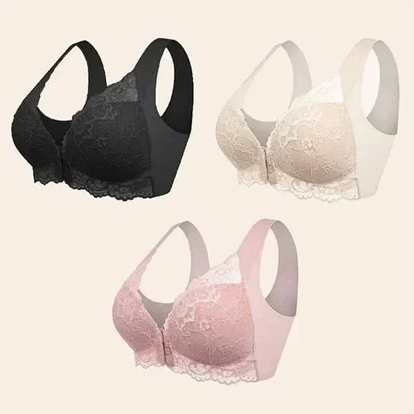 FRONT CLOSURE '5D' SHAPING WIRELESS BEAUTY BACK BRA(BUY 1 GET 2 FREE)