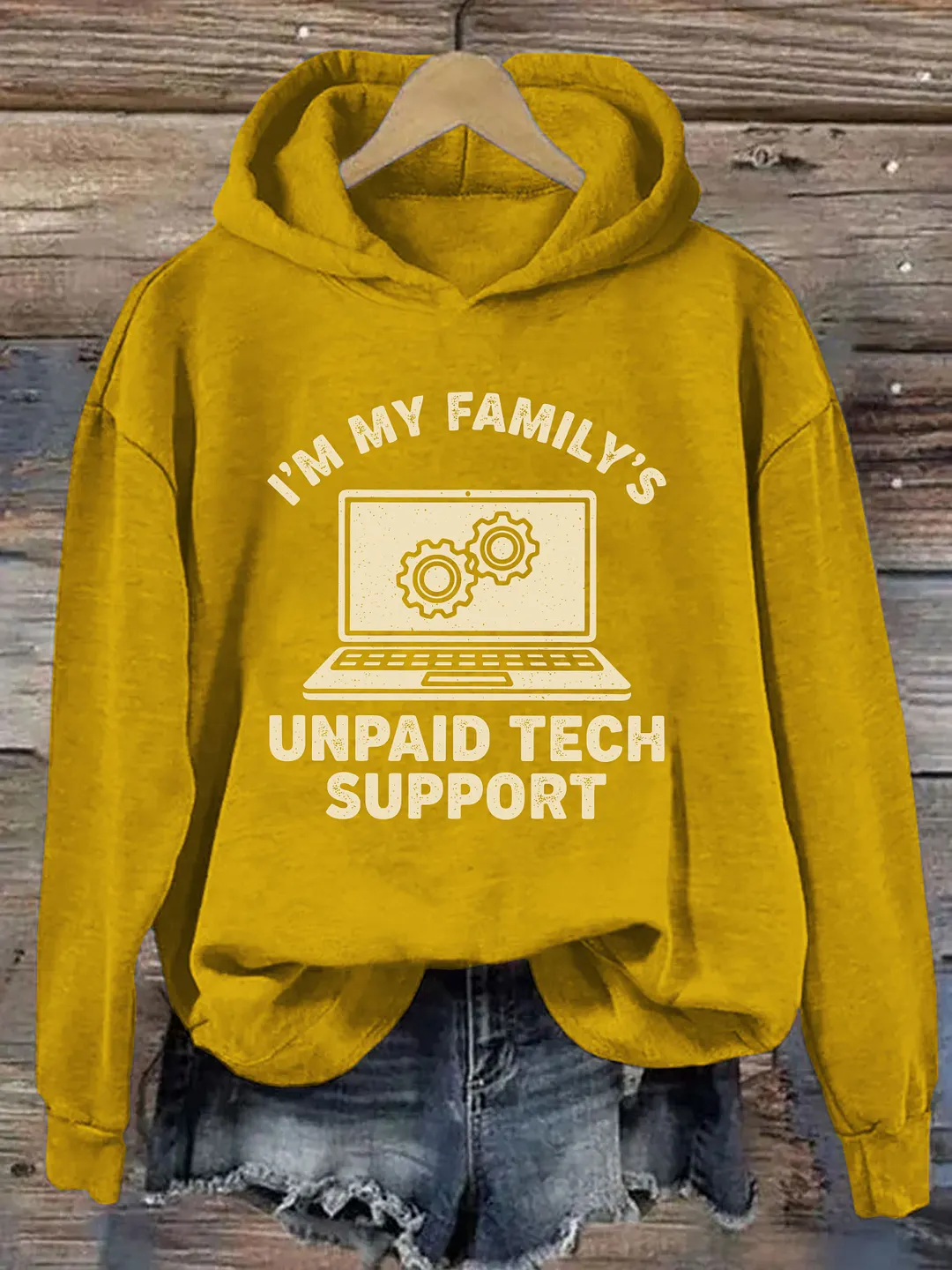 I'm My Family's Unpaid Tech Support Hoodie