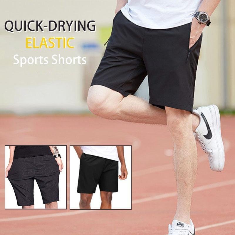Pantaloni corti sportivi elasticizzati ad asciugatura rapida