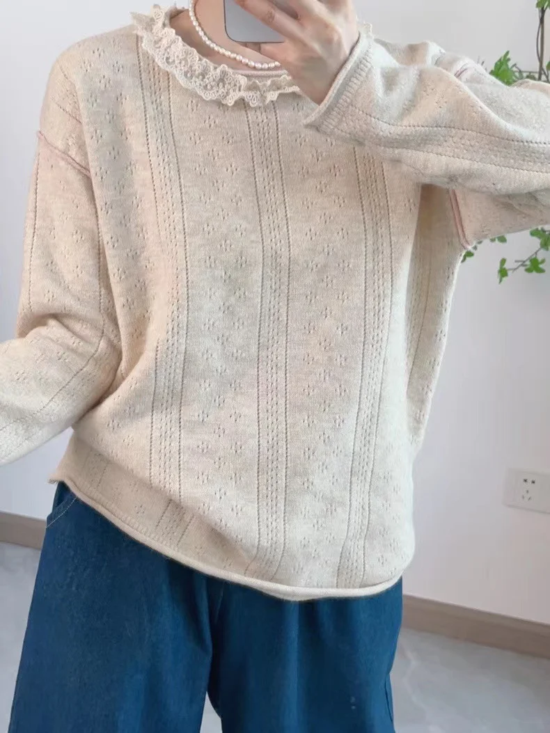 Chicfifth Sweater Women Winter Long Sleeve High Quality Autumn Vintage Top Knitted Cardigan
