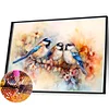 (60*40cm)Branch Birds Flowers - Full Round Drill Diamond Painting