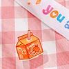 20PCS Cute Cartoon Soft Drinks Acrylic Exam Books Paper Clips Back to School Creative Stationery