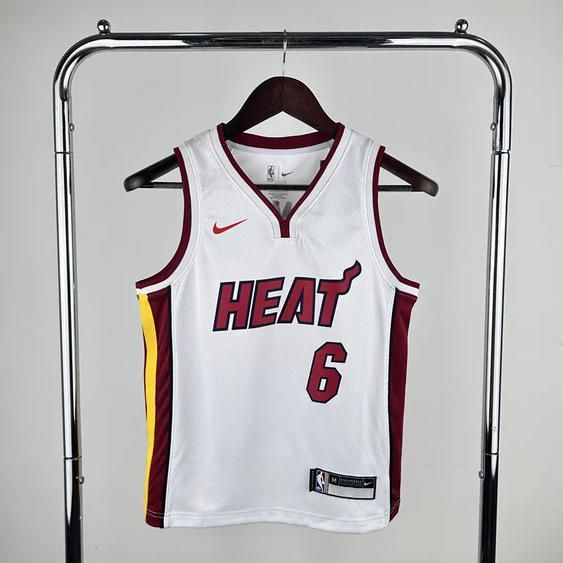 Maillot Miami Heat 6 JAMES NBA Basket Maillot De Fou, site maillot de foot pas cher