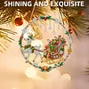 Christmas Diamond Painting Ornament Reindeer Sleigh DIY Kit 9.45x9.45in