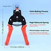 M-type nail ring pliers set, including 3000 M-type clips, suitable for animal cage fence fastening, interior decoration installation