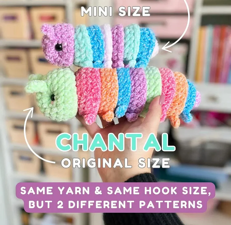 【2 Styles】Crochet Squishy Spiral Pals Digital Patterns