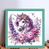Floral Unicorn-11CT Stamped Cross Stitch 40*40cm/15.75*15.75in tapestrymarket