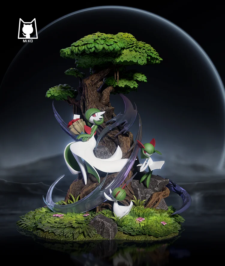 PRE-ORDER Miko Studio - Pokémon Gardevoir Evolution Group Statue(GK)