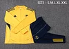 25/26 Boca Juniors yellow Half-Zip Training Jacket Set