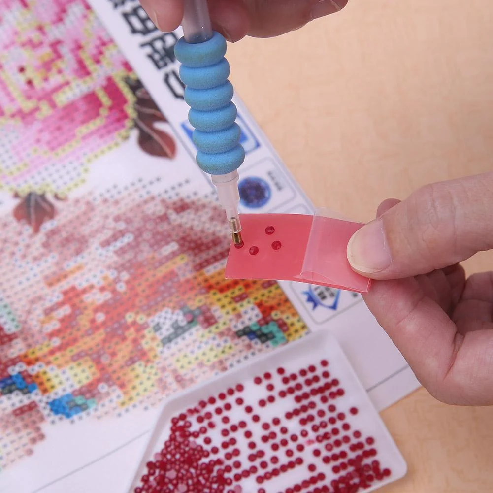 5D DIY Diamond Painting Cross Stitch Embroidery Point Drill Pen Tool (A)