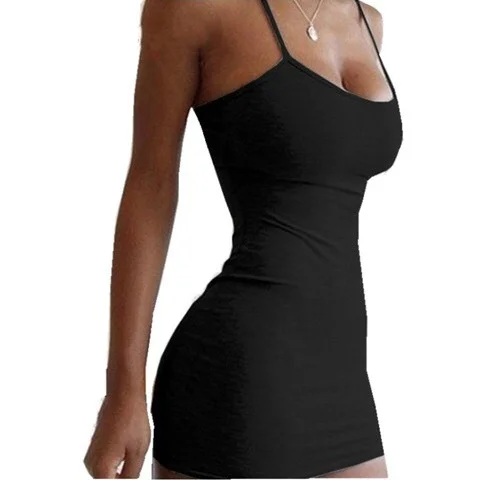 Brownm Brownm Summer New Ladies Dress Simple Design Club Hanging Neck Sexy Waist Slimed Body Ass