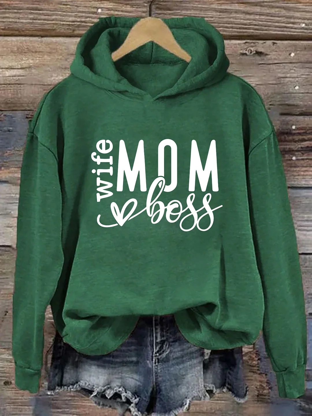 Mom Wife Boss Hoodie