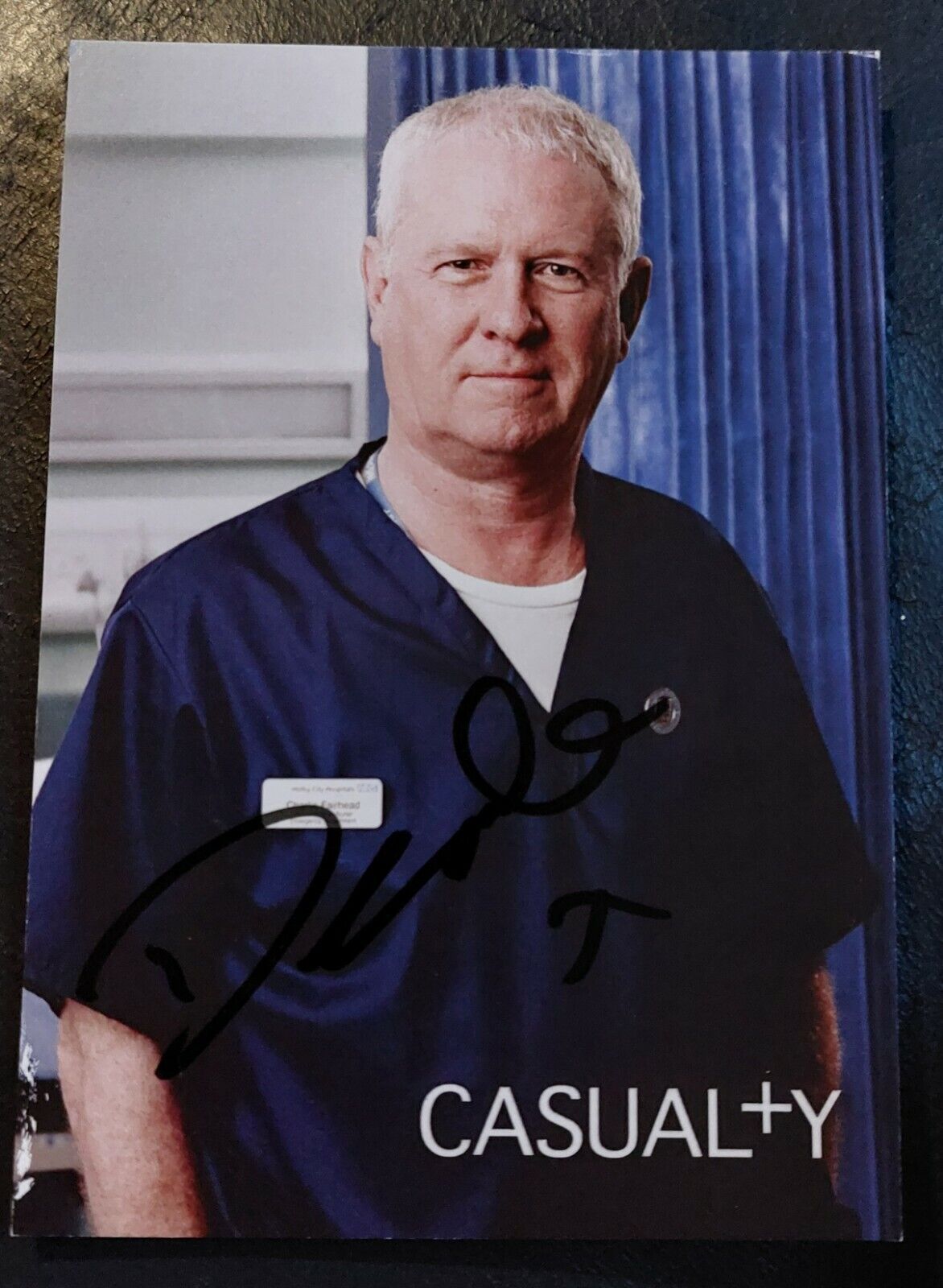 Derek Thompson Casualty Signed Autographed 6x4 Inch Picture