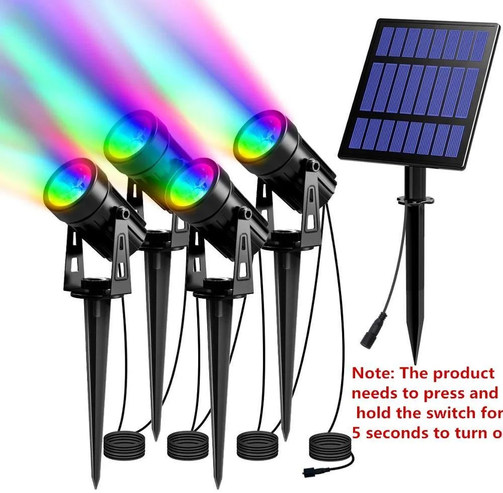 Solar Powered Spotlight