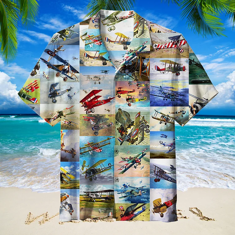 Nostalgia Aircraft | Hawaiian Shirt