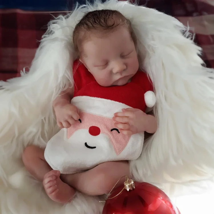  20" Reborn Baby Boy Realistic Eyes Closed Reborn Baby Doll Named Dottin with Heartbeat💖 & Sound🔊 - Reborndollsshop®-Reborndollsshop®