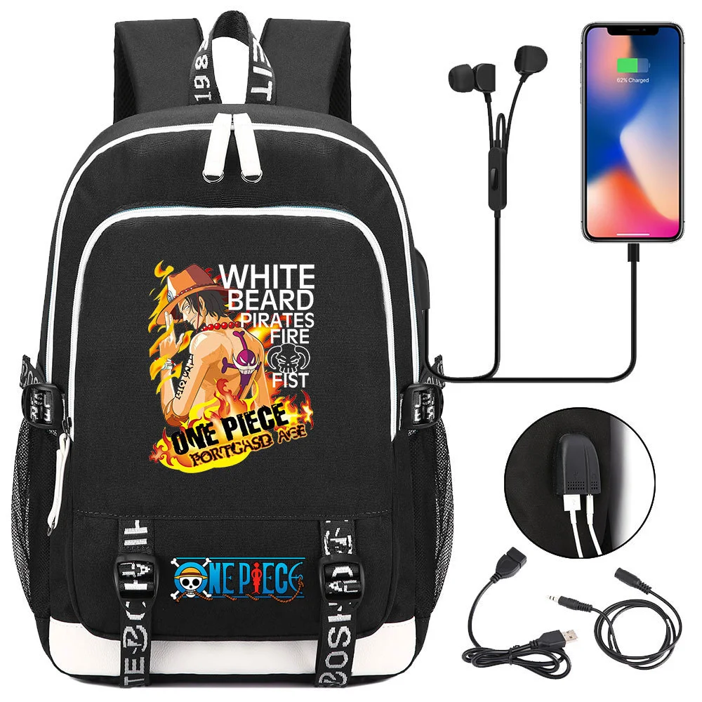 Buzzdaisy Premium One Piece Backpack with USB Charging Port and Laptop Protection - Multi-Pocket for Large Capacity Storage