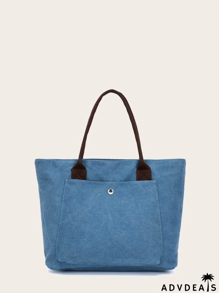 Minimalist Large Capacity Tote Bag