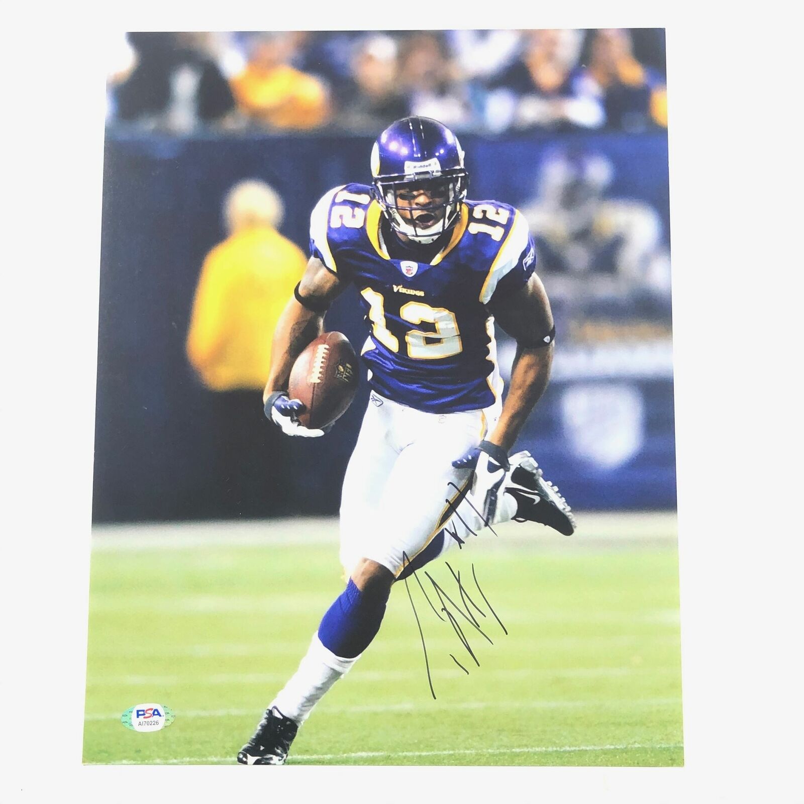 Percy Harvin signed 11x14 Photo Poster painting PSA/DNA Minnesota Vikings Autographed