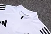 Joyfball 2025/2026 Manchester United Long Zipped Jacket White Football Jersey 1:1 Thai Quality
