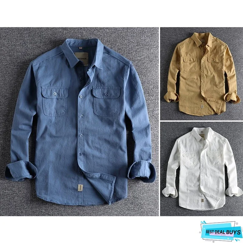 Frank Hardy Classic Long Sleeve Cotton Shirt