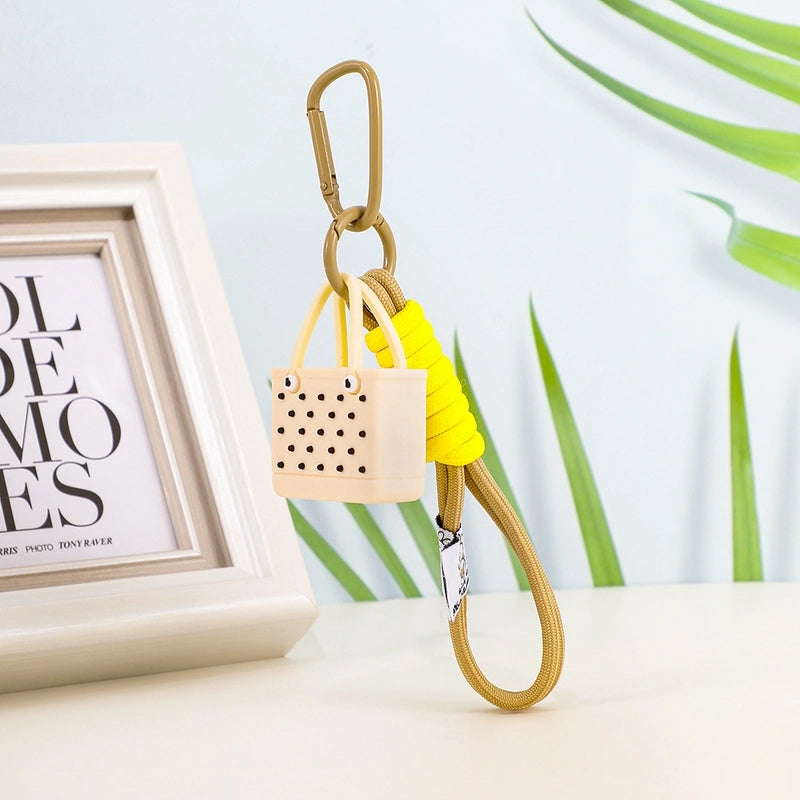 Cute Bag Plastic Women’s Keychain