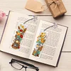 4Pcs Special Shape Flower Lights Diamond Painting Bookmark Art Projects