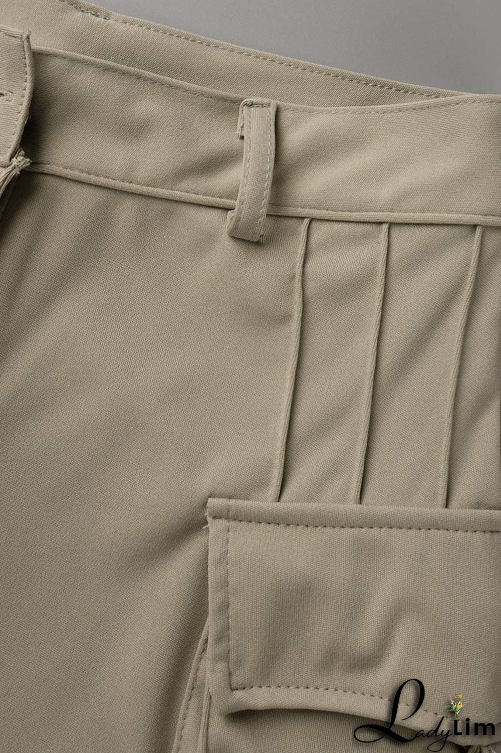 Pink Fashion Casual Solid Patchwork Regular High Waist Shorts