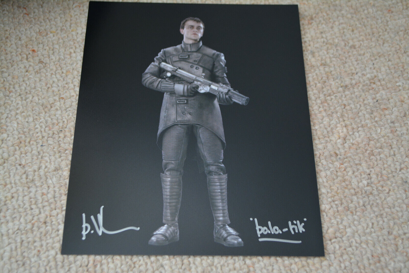 BRIAN VERNEL signed autograph In Person 8x10 STAR WARS FORCE AWAKENS