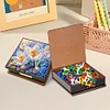 (US Local)Crocus PU Diamond Painting Memo Pad Holder Mosaic Kit for Adults Beginners