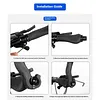 Bicycle Deputy Handlebar Extended Nylon MTB Handlebar Horn-Shaped Bike Hand Grip