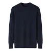Winter Men Sweater 100% Cashmere Warm Pullover Mens Clothes Thick Smart Casual  Business  O-Neck  Computer Knitted  Pullovers